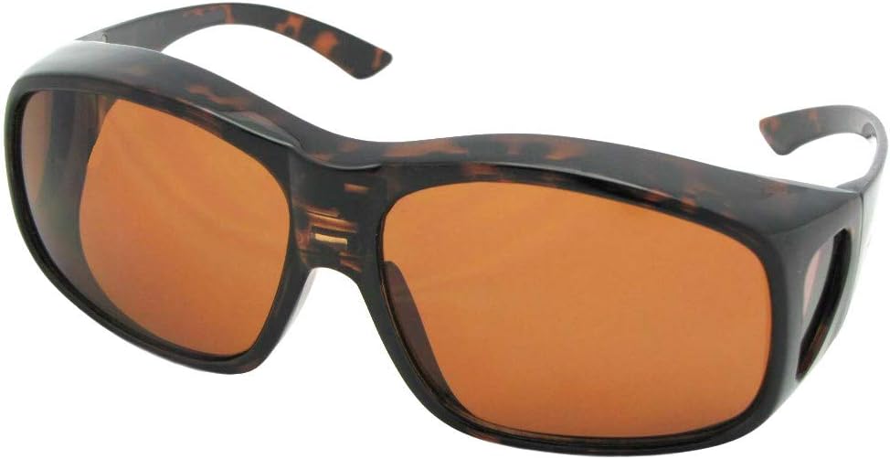Extra Large Wrap Around Non-Polarized Fit Over Sunglasses for Men and Women with UV Protection Style F19