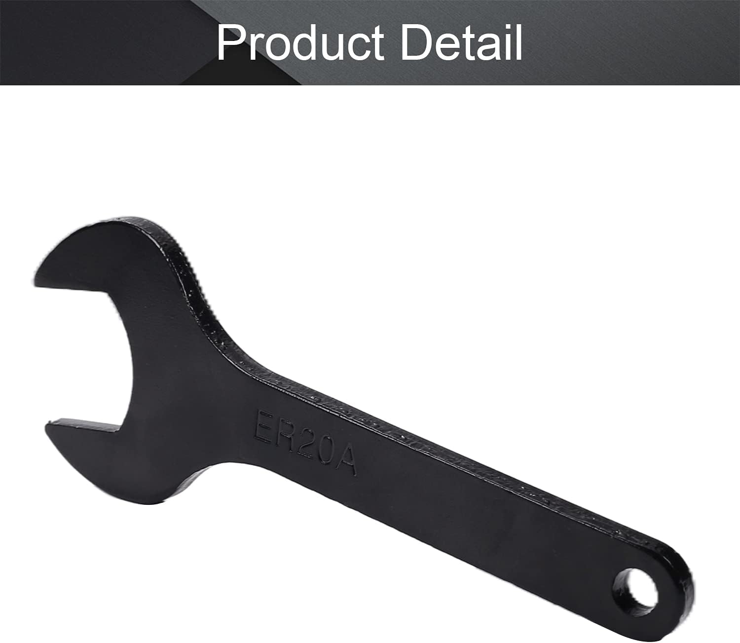 Utoolmart 30mm Single Open Ended Spanner, Compression Fitting Spanner for Auto Repairing for Added High-Torque, Tight Spaces, Precise Tightening Bolts and Nuts, Length: 165mm