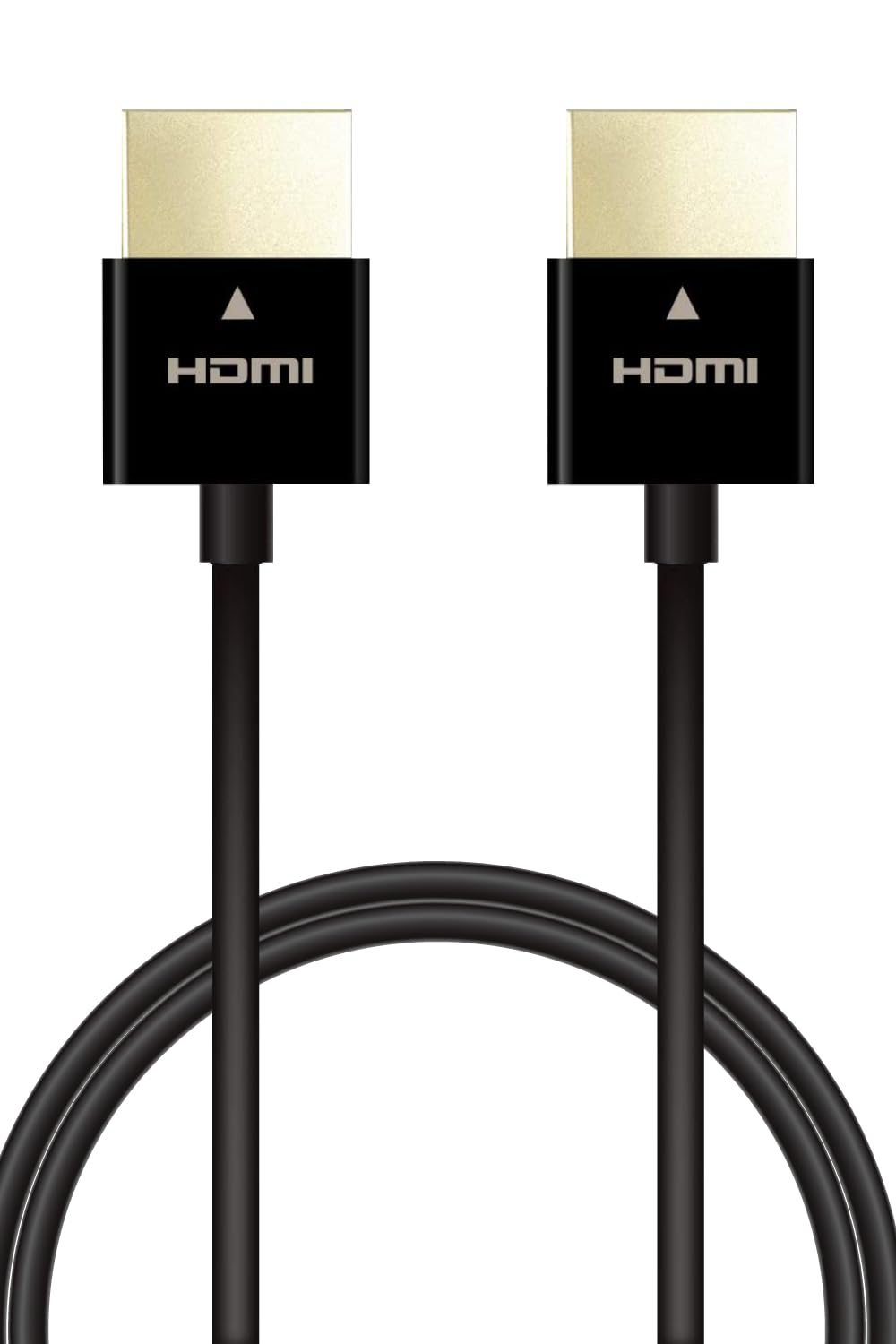 ELECOM HDMI Cable with Ethernet, 14ft, Black, Supports 100Mbps Ethernet Communication, Compatible with Television, AV Device, Gaming Console