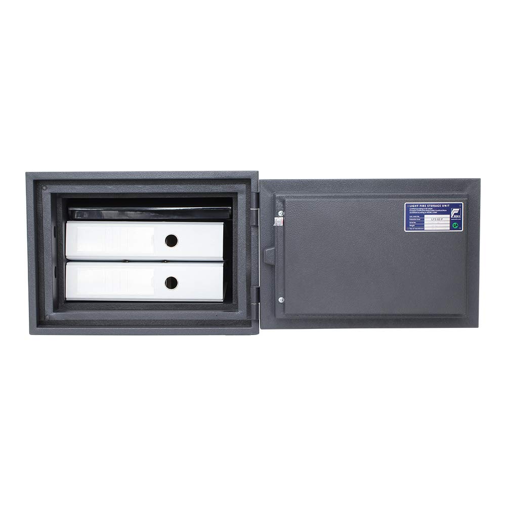 Coffre-fort ignifuge Rottner Simon 40 serrure électronique 60 minutes de protection contre le feu tiroir en plastique ouverture d'urgence témoins lumineux LED kit de fixation inclus