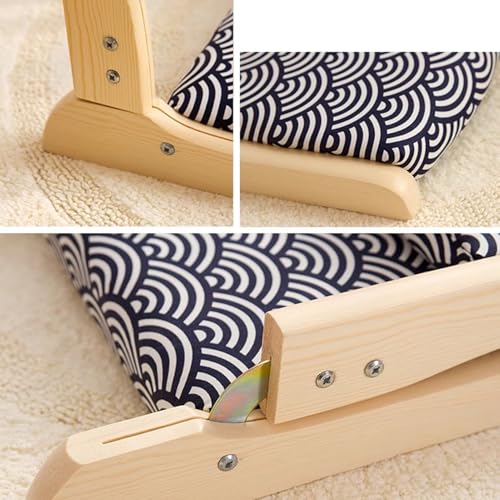 Chaise de sol pliable avec dossier et coussin confortable pour petit espace