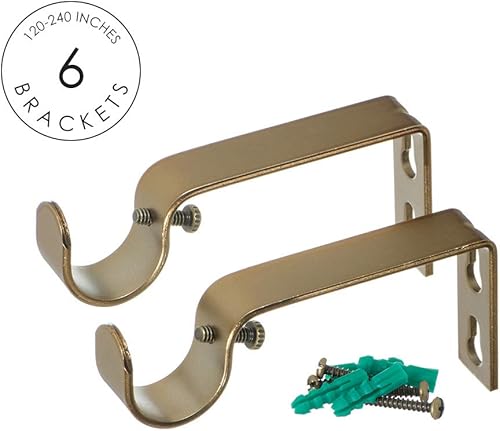 Miniatura 6 de Ivilon - Cortinero con bola transparente de acrílico de 1 pulgada