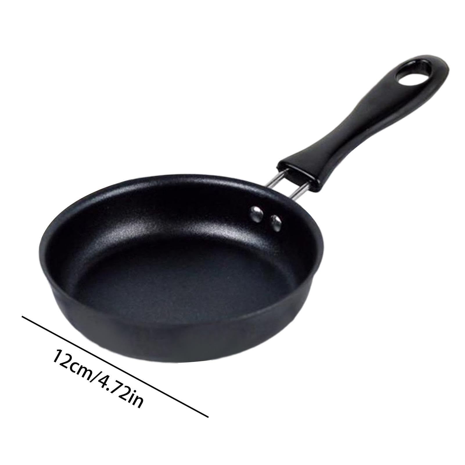 Amazon｜ミニフライパン,12cmノンスティッキーフライスキレット | 朝食