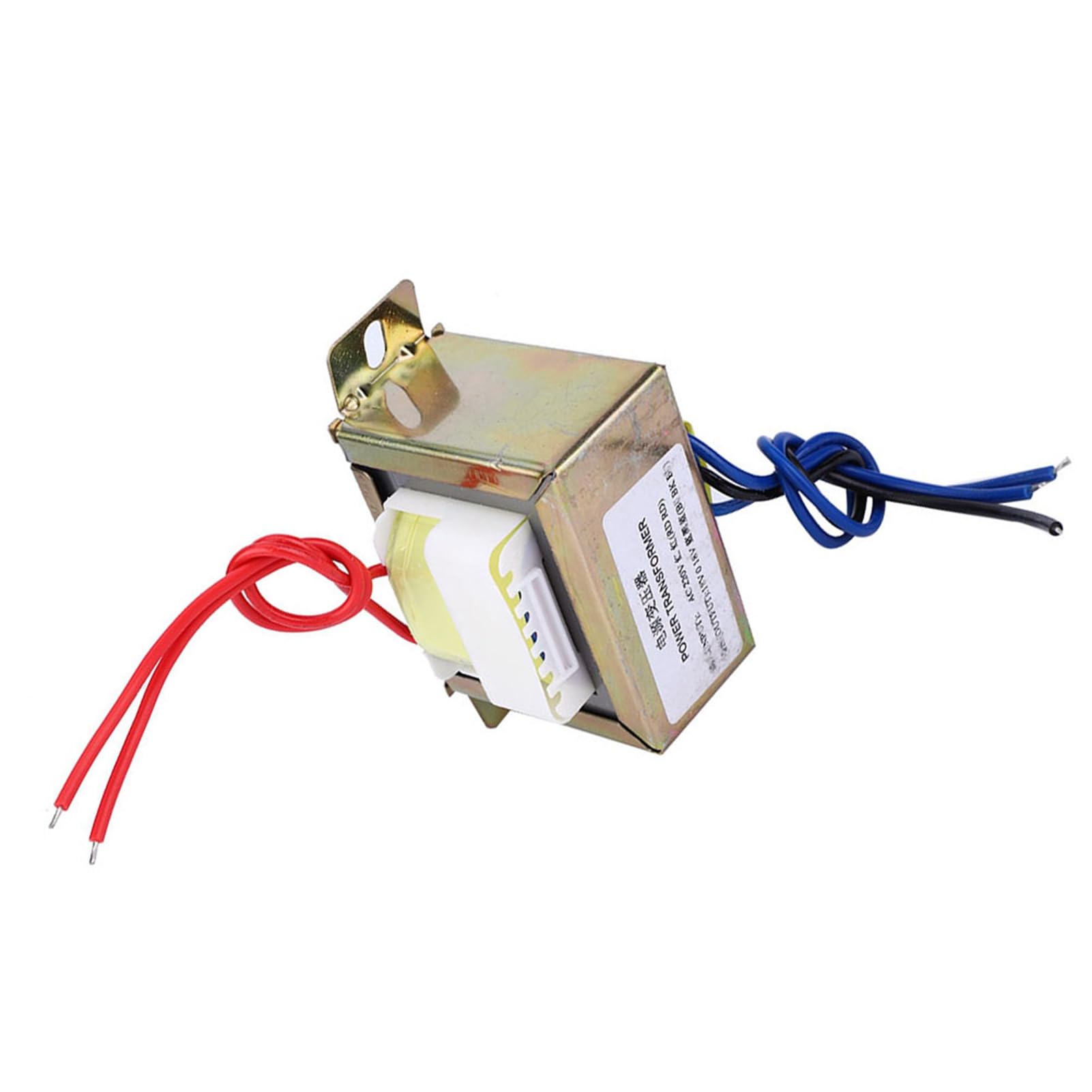 Transformateur 18 V, Transformateur de Puissance AC 220 V vers Double AC 18 V X 2 50 W pour Amplificateur 2.1 Canaux, Carte de tonalité, Préamplificateur avec Fils de Cuivre Pur,