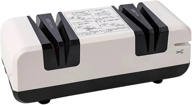 LYEAA Elektryczna ostrzałka do nożyczek 4 w 1 wielofunkcyjna automatyczna ostrzałka do cięcia gospodarstwa domowego do nożyczek kuchennych (USA)