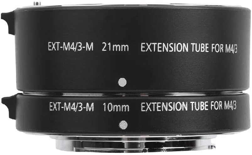 EXT-M4/3-M 10mm 21mm Auto Macro Extension Tube Ring for Olympus for Micro 4/3 System Camera OM-1 E-M5 III G9 Excellent