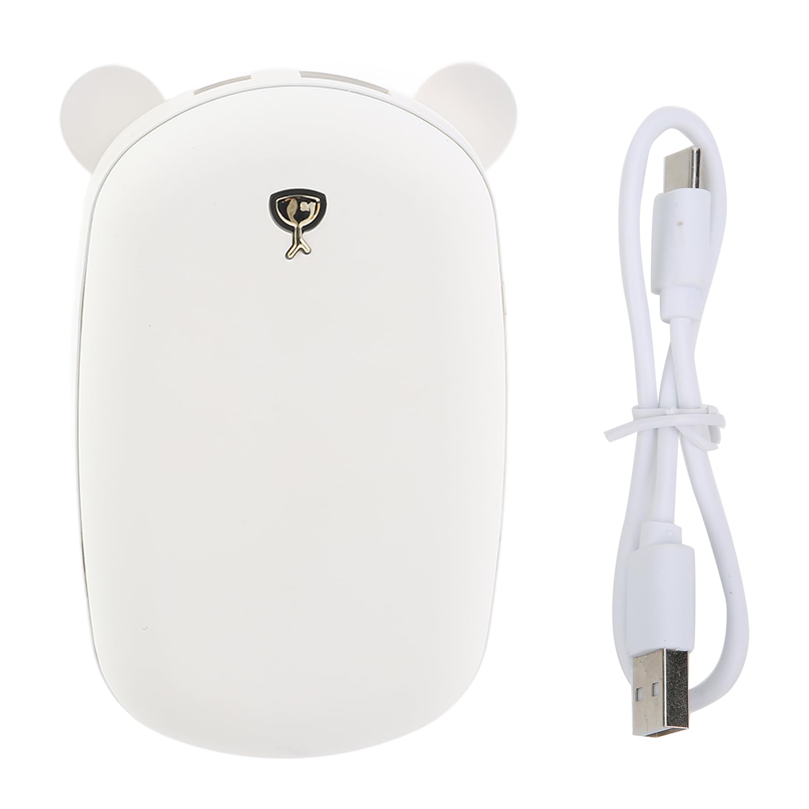 Chauffe-Mains électrique Portable Double Face avec Chargement USB pour Une Utilisation en Extérieur, Matériau ABS Léger, Batterie 3600 MAh, Design élégant