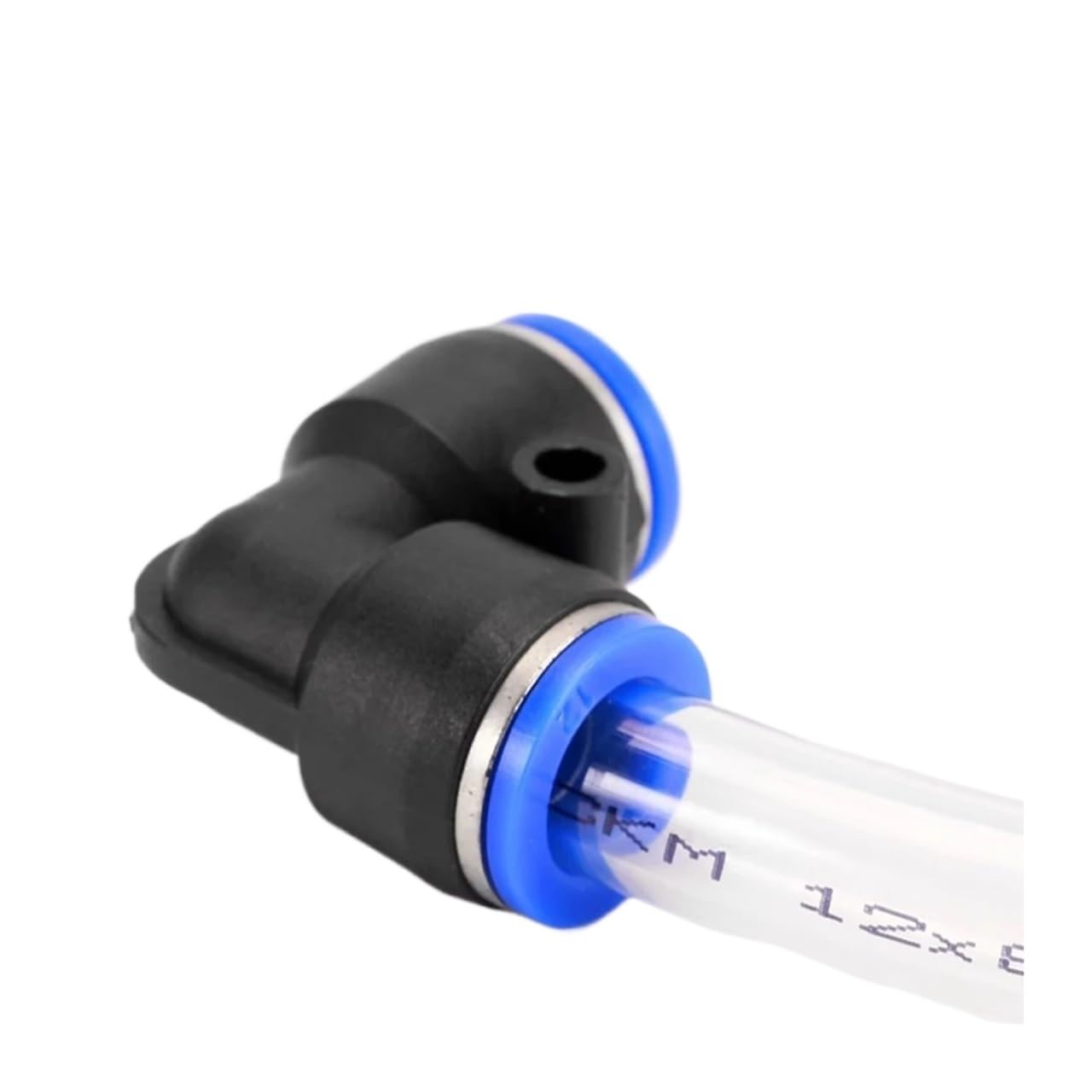 TaoHHU Conectores neumáticos de plástico PV for manguera de 4 mm, 6 mm, 8 mm, 10 mm y 12 mm, 20/50/100 unidades. Conectores rápidos a presión for codos de aire.(PV-8,1000PCS)