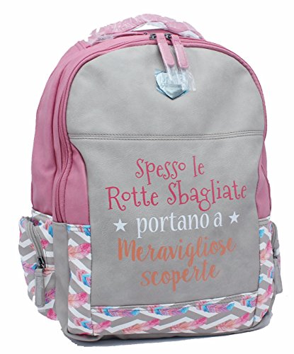 Zaino Organizzato Ecopelle Spesso le Rotte