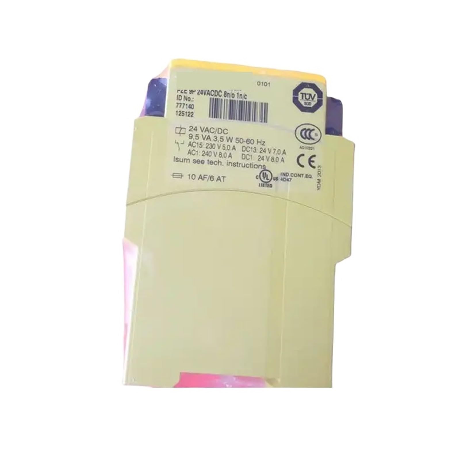 ZVQYSGIW 777140 9P 24VACDC 8n/o 1n/c Relay