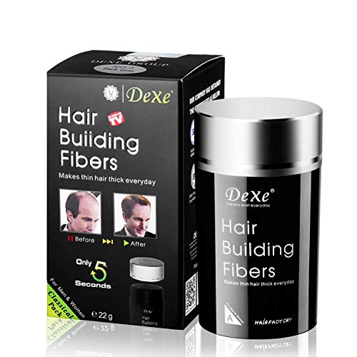 Hair Building Fibers, Thickening Fiber for Women and Men-Gentle Plant Formula-Hypoallergenic-Natural Look