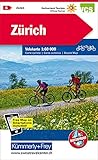 mapa zurich donde queda  Zurich and Surroundings 6 Cycle Map (2015): Mit Stadtplan