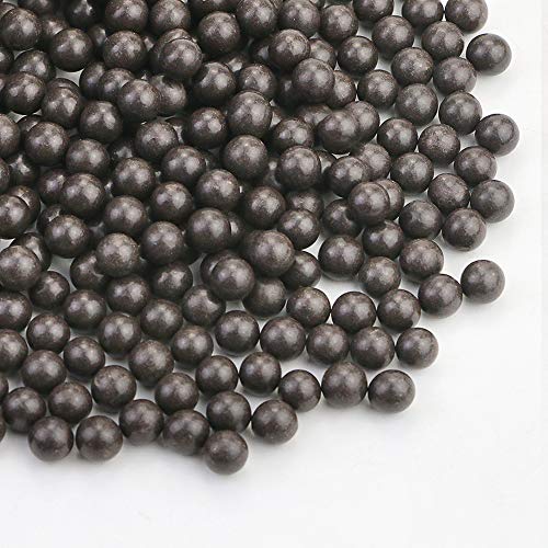 Weoxpr 1200 Pieces Biodegradable Slingshot Ammo Balls, 9-10Mm Hard Slingshot Clay Ammo, Dark Brown #TOP2
