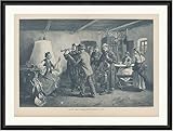  Biller Antik Das Lied Sander Bihari 1824 Poêle en faïence musicien Instruments en facsimile_C