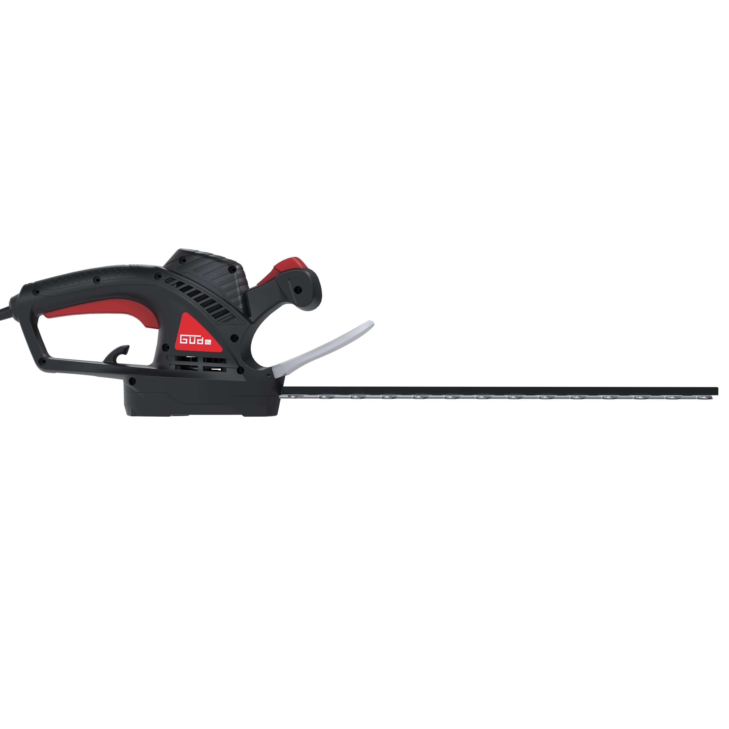 Güde GEH 510-500 Elektro-Heckenschere - 230 Volt, 500 Watt Motorleistung, 45,7 Zentimeter Schnittlänge, 1,6 Zentimeter Schnittstärke, Elektrische Schnellstopp-Bremse, Ergonomisches Design