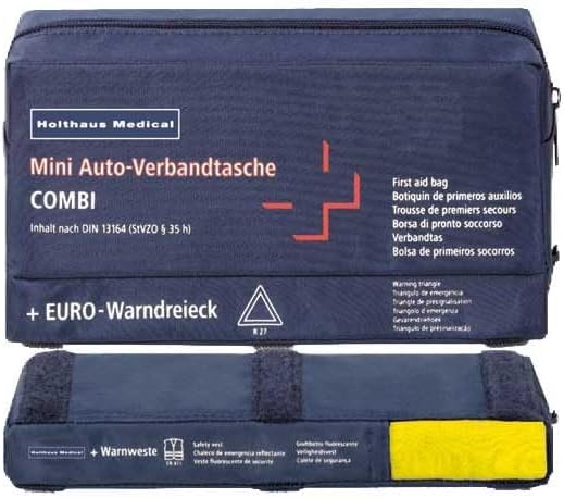 Holthaus Medical Complete European Vehicle Safety Kit with DIN First Aid Kit