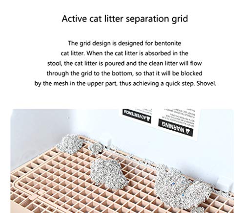 Litière pour chat semi-automatique propre jumbo pour animaux