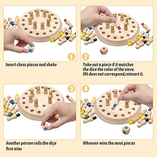 Juego Montessori de Memoria y Encaje para Niños miniatura 4