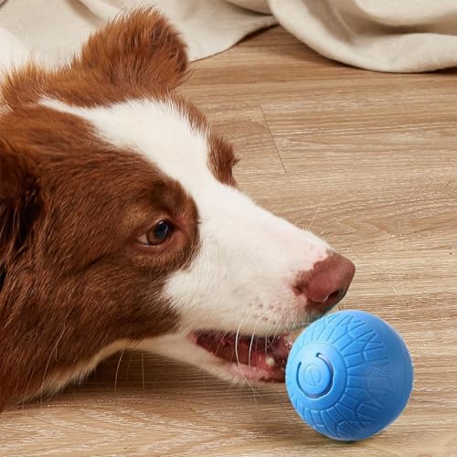 Tktouci Pelota Interactiva para Perros - Juguete Canino Automático Y Recargable con Sonido,Juguete Electrónico para Cachorros Pequeños Medianos Grandes,para Ejercicio Entrenamiento y - imagen 8