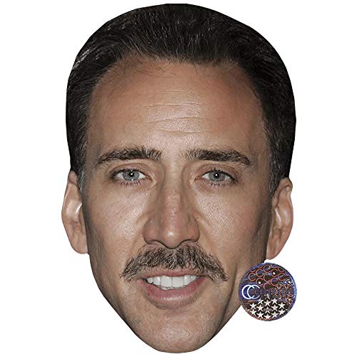 Preisvergleich Produktbild Celebrity Cutouts Nicolas Cage (Moustache) Big Head.