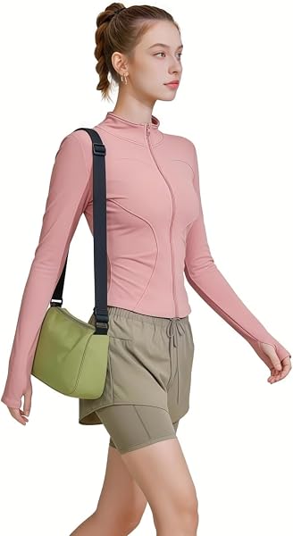 Chaquetas deportivas para mujer, con cremallera, absorben la humedad, de secado rápido, ligeras, de manga larga con agujeros para el pulgar, para yoga, gimnasio, correr - 2
