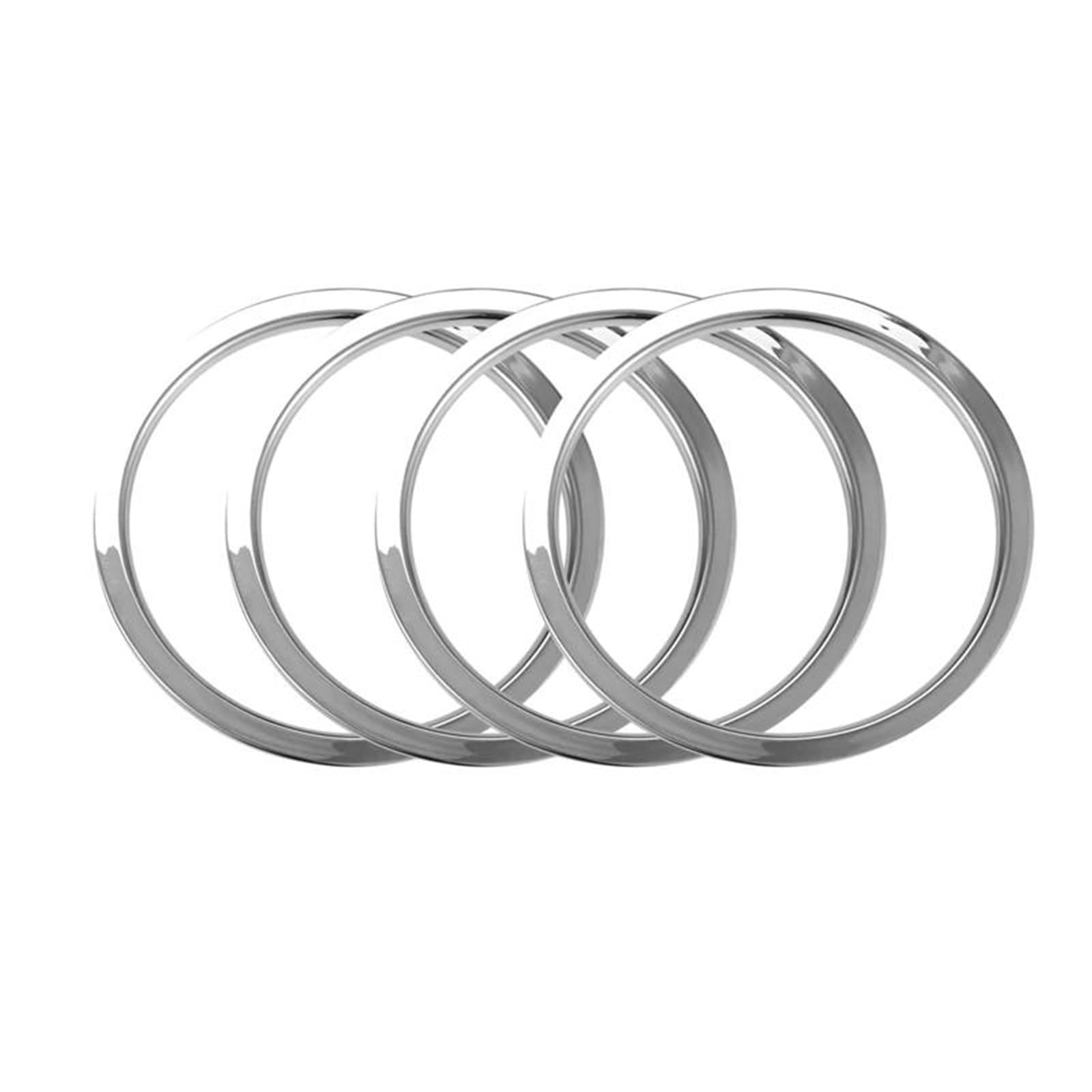 Accessori per L'Interno Dell'Auto Per Nissan Per Qashqai J11 2014-2018 Altoparlante Per Auto Cromato Forma Di Anello Adesivo Cornice Interna Copertura Per Altoparlante
