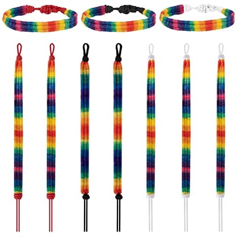 Pulseras de Tejido Arcoíris LGBT Cover