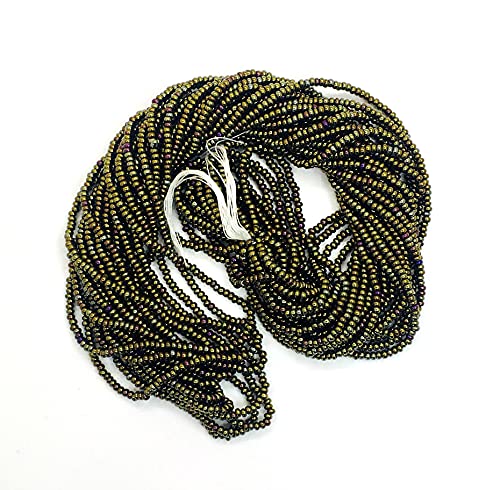 Perlin Seed Beads Native American Seed Beads Pony Beads Preciosa Ornela Czech 2 mm Pack of 9000 Bronze Metallic Round - Image 4