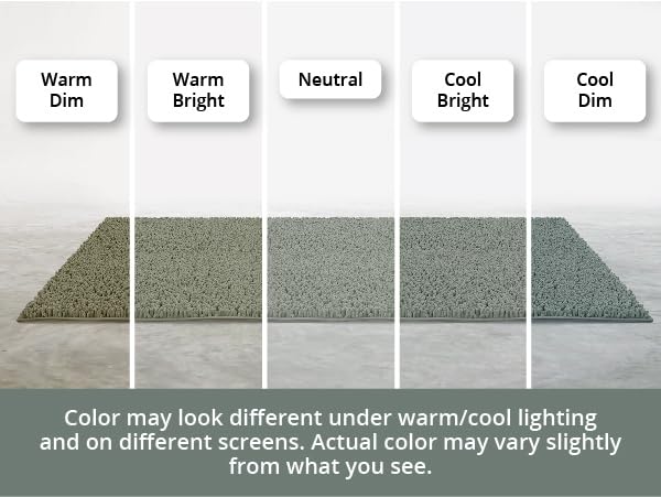Image of MAYSHINE Plush Shaggy Chenille Bath Mat | Extra Soft, Super Absorbent, Non-Slip Bathroom Rug | Fluffy Microfiber, Area Rug Sets for Bathroom Floor, Kitchen, Living Room | 59 inchx31 inch | Sage Green
