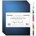 Lapis Lazuli Blue Stardream Metallic Cardstock Paper - 8.5 X 11 inch - 105 lb. / 284 GSM Cover - 25 Sheets from Cardstock Warehouse