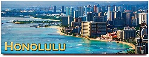 Honolulu Max 72% OFF Waikiki panoramic fridge magnet Weekly update Oahu sou Hawaii travel