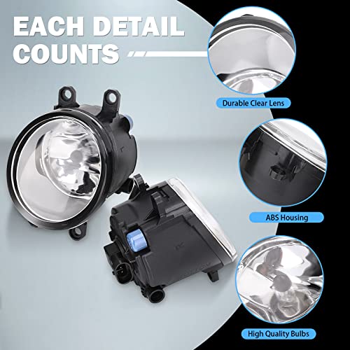 Tutor Auto 100411069 Left & Right Fog Light Assembly Compatible thumb #3