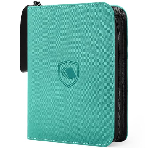 900 Pockets Trading Card Binder PU Cover Zipper Card Collection Album Sturdy Card Folder Holder for MTG TCG Game Cards Sports Cards