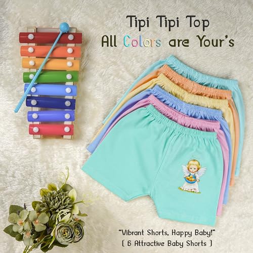 Image of New Born Baby Girls and Boys Hosiery Cotton Shorts| Infant| Regular Fit| Half Pants