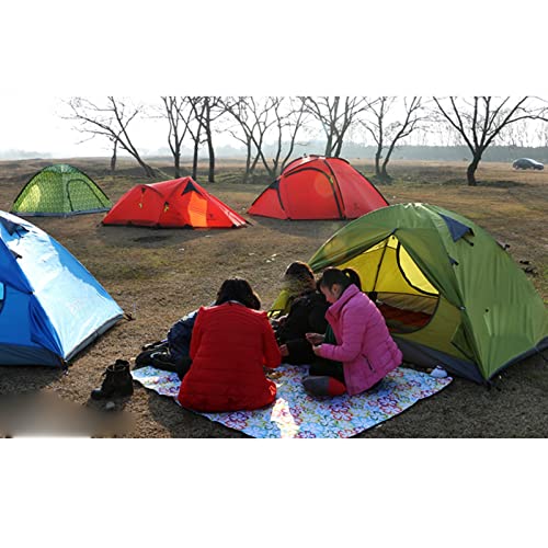 Tente de camping imperméable et résistante au vent à double couche - 6