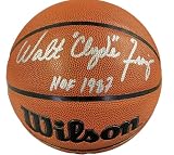 Walt Clyde Frazier "HOF 87" Autographed Wilson Basketball (JSA)