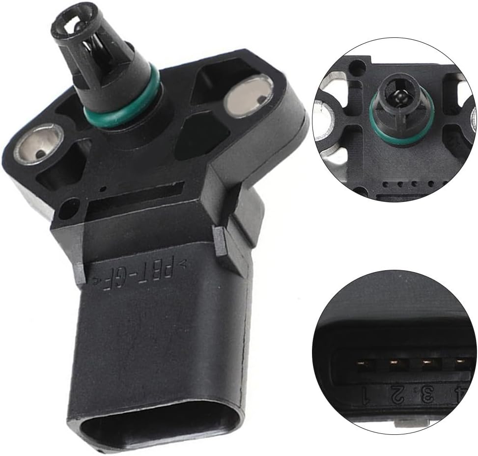 Air Pressure Boost Sensor for Skoda Car Map Manifold Boost Pressure Turbo Sensor 038906051D 0261230073
