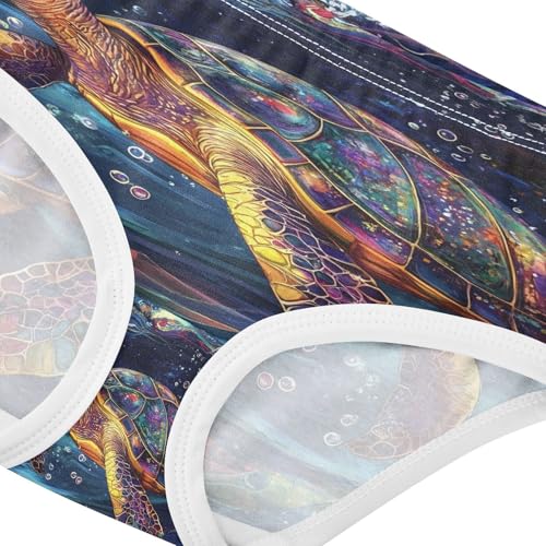 Colorful Sea Turtles Toddler Girls's Underwear 2T 202b89043