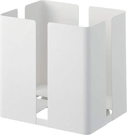 Amazon キャスター付きニューズラック タワーホワイト 新聞 雑誌 収納 新聞ストッカー 山崎実業 おしゃれ 北欧 シンプル マガジンラック オンライン通販