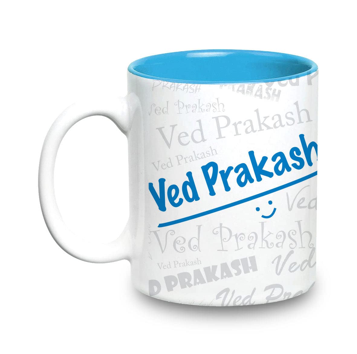 Hot MuggsMe Graffiti Mug - Ved Prakash Personalised Name Ceramic, 315ml, 1 Unit
