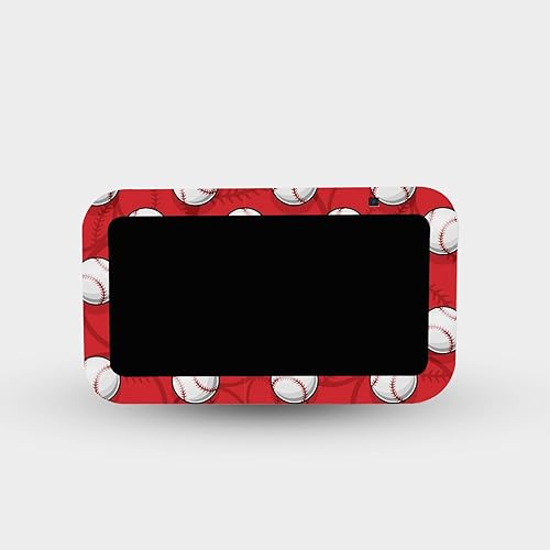 MightySkins Skin compatible con Tienda Echo Show 5 (Gen 3) - Béisbol con azulejos Funda protectora de vinilo duradera y única Fácil de aplicar,