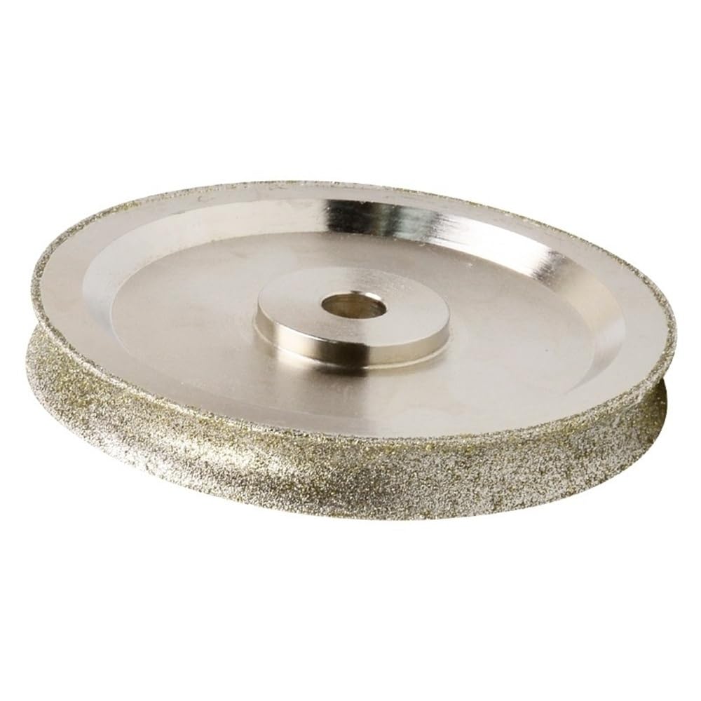 150mm 6 Inch Barrel Beads Bracelet Concave Edge Shaped Grinding Wheel, 6mm-25mm Diamond Grinding Wheel for Jade 1pc(22mm)