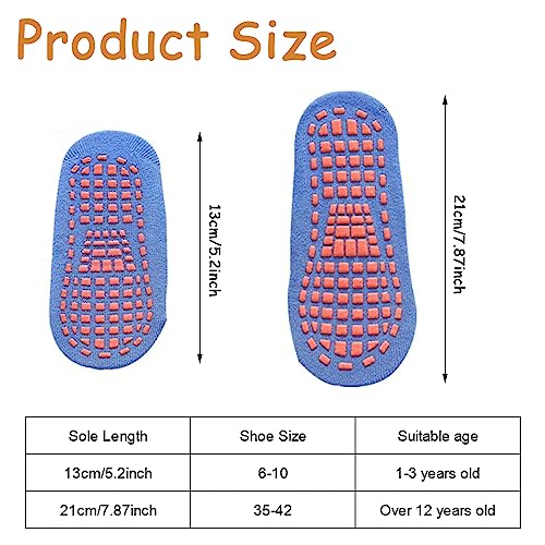 Aomazstal 12 Pairs Trampolines Socks For Kids & 12 Pairs Non Slip Socks Yoga Socks For Women #TOP1