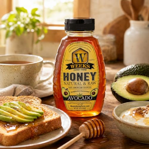 Miel de aguacate pura sin filtrar 16 oz miniatura 3