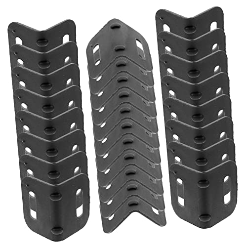 DECOMELODY 100pezzi Protezioni Angolari in Plastica Per Cartoni Traslochi Guardaspigoli Resistenti Per Imballaggio Mobilia e Spedizioni Accessori Per Cinghie Ancoraggio Protezione Lato Carico