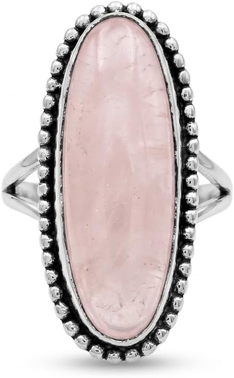 925 Sterling Silver Ring For Womens Gemstone Ring Sterling Silver Dainty Ring Bezel Set Gemstone Ring
