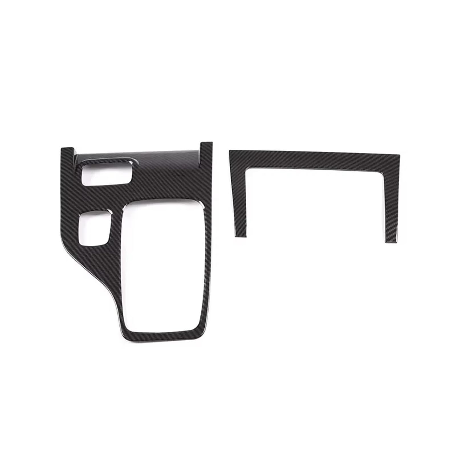 Interior Trim for for Ranger for Everest for Wildtrak for T7 for T8 2015-2022 ABS Car Center Control Gear Panel Frame Cover Trim Panel Frame Cover(A Carbon Fiber)