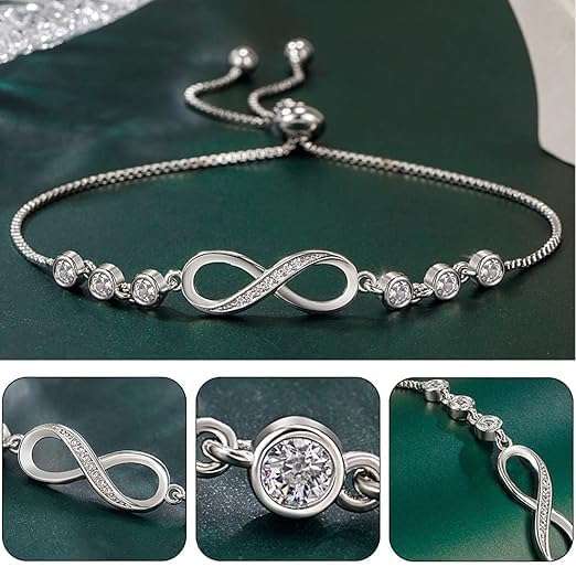 Sister Gift Infinity Bracelet for Women, Stainless Steel Bracelets from Sister, Best Friend or Brother, Birthday Christmas Gift - Image 6