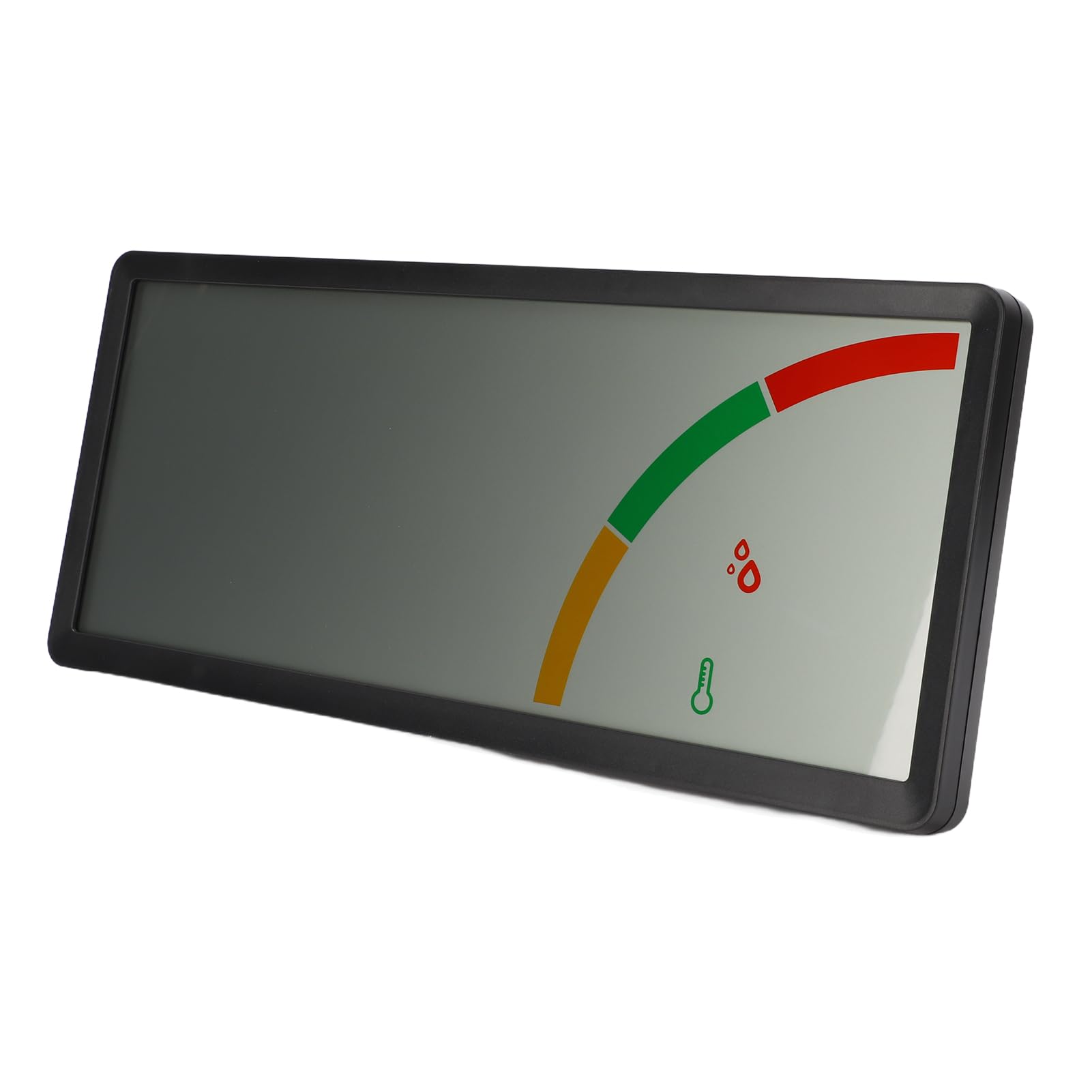 Sxhlseller Orologio da Parete LCD a Batteria con umidità della Temperatura |Calendario Digitale di Grandi Dimensioni per Soggiorno, Display 12/24 Ore