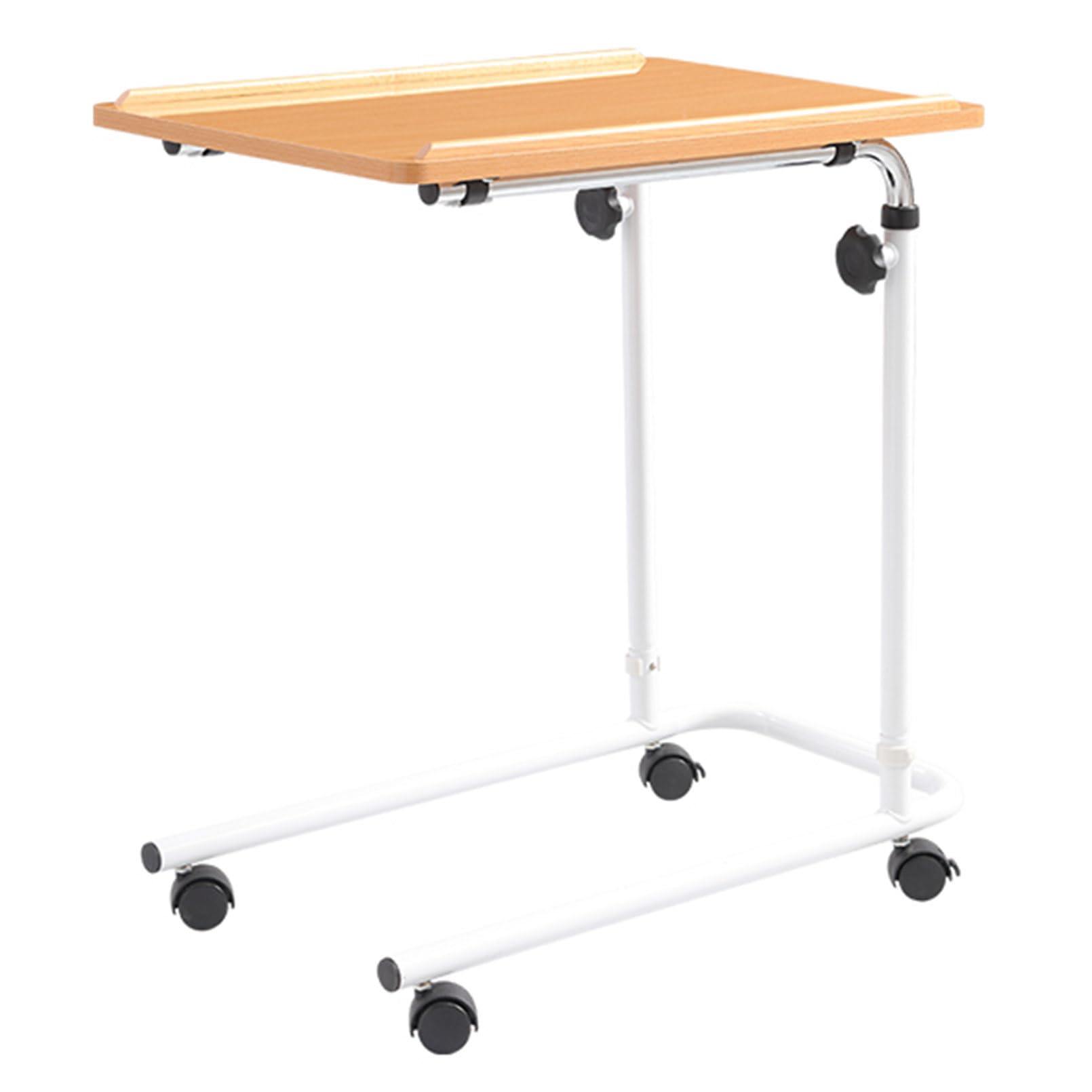 Table de mobilité en bois noble avec piétement robuste et ajustable